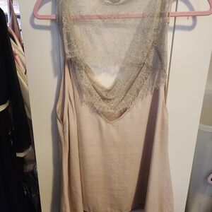Free People beige and black Intimately label detail